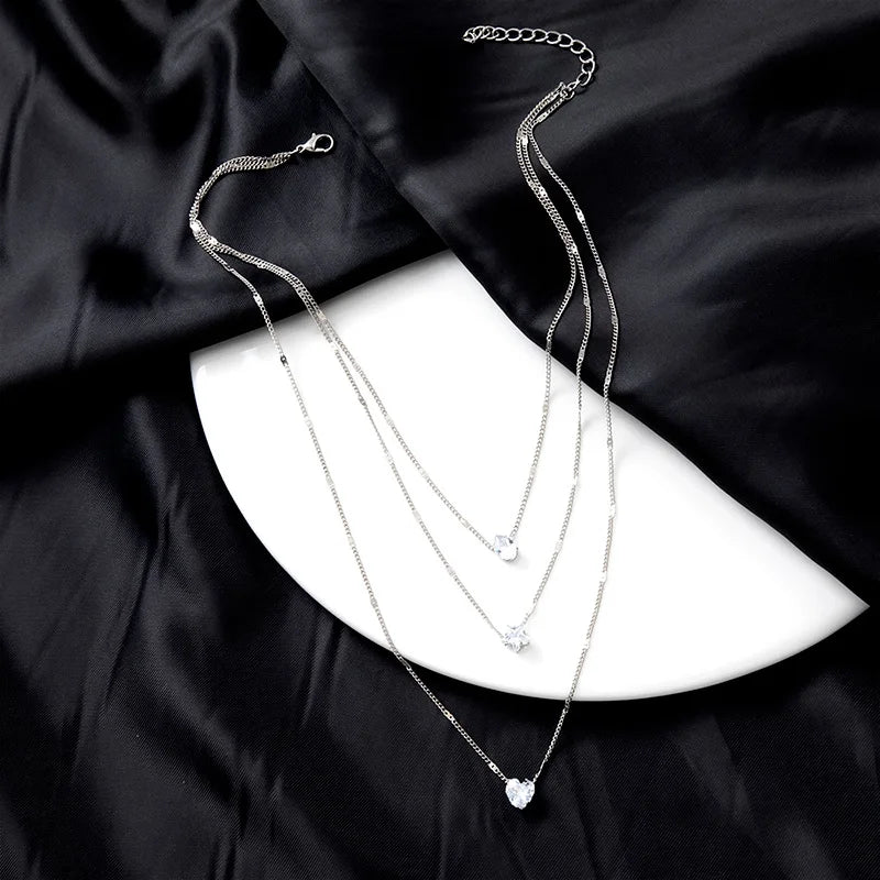 Layered Spark Necklace